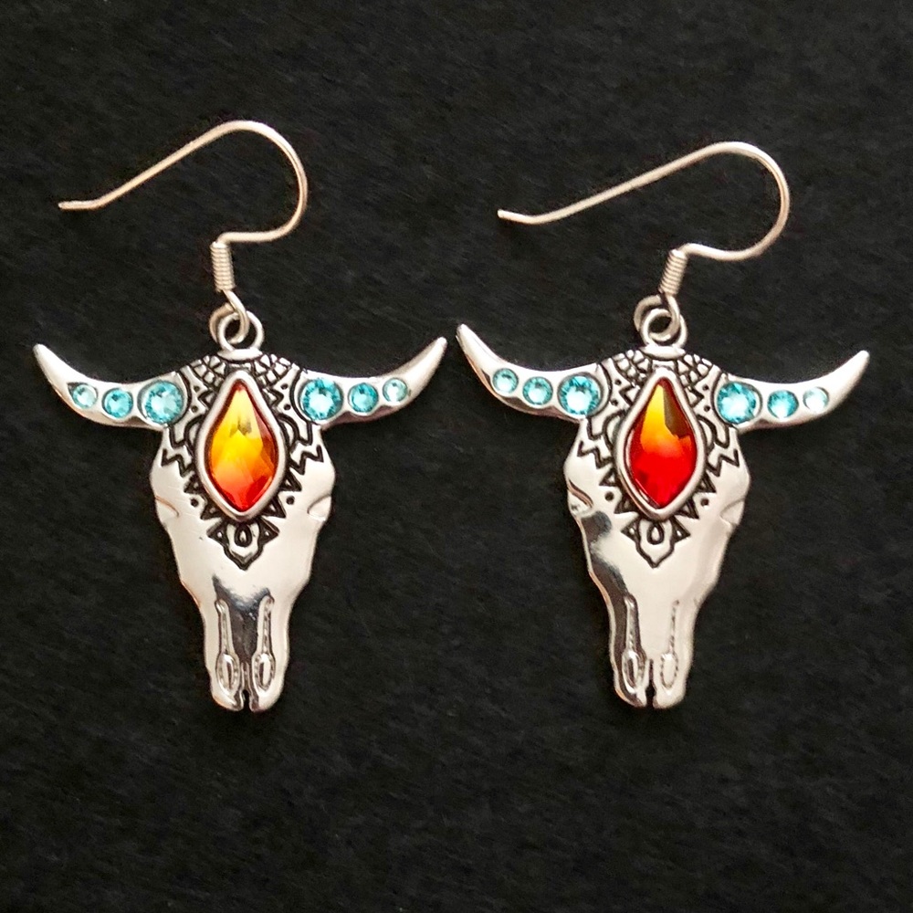 Handmade Swarovski Crystal Statement Earrings